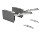 Sistema Sollevamento Anta Verso Alto Lift K Parte Frontale h400-650 Peso 8- 12 kg Forza:3500-5200 Grigio | Donati